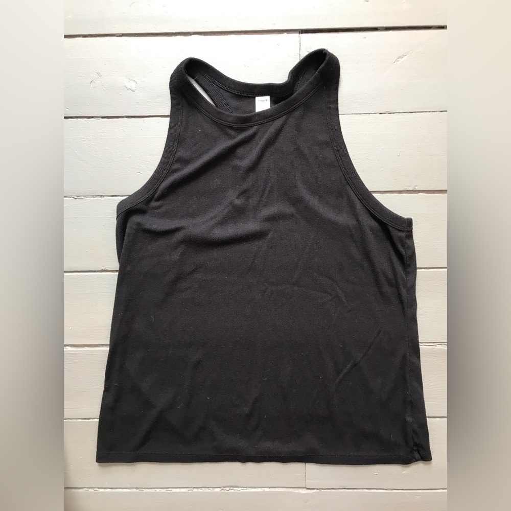 Old Navy Active Black Tank Top Side XL
